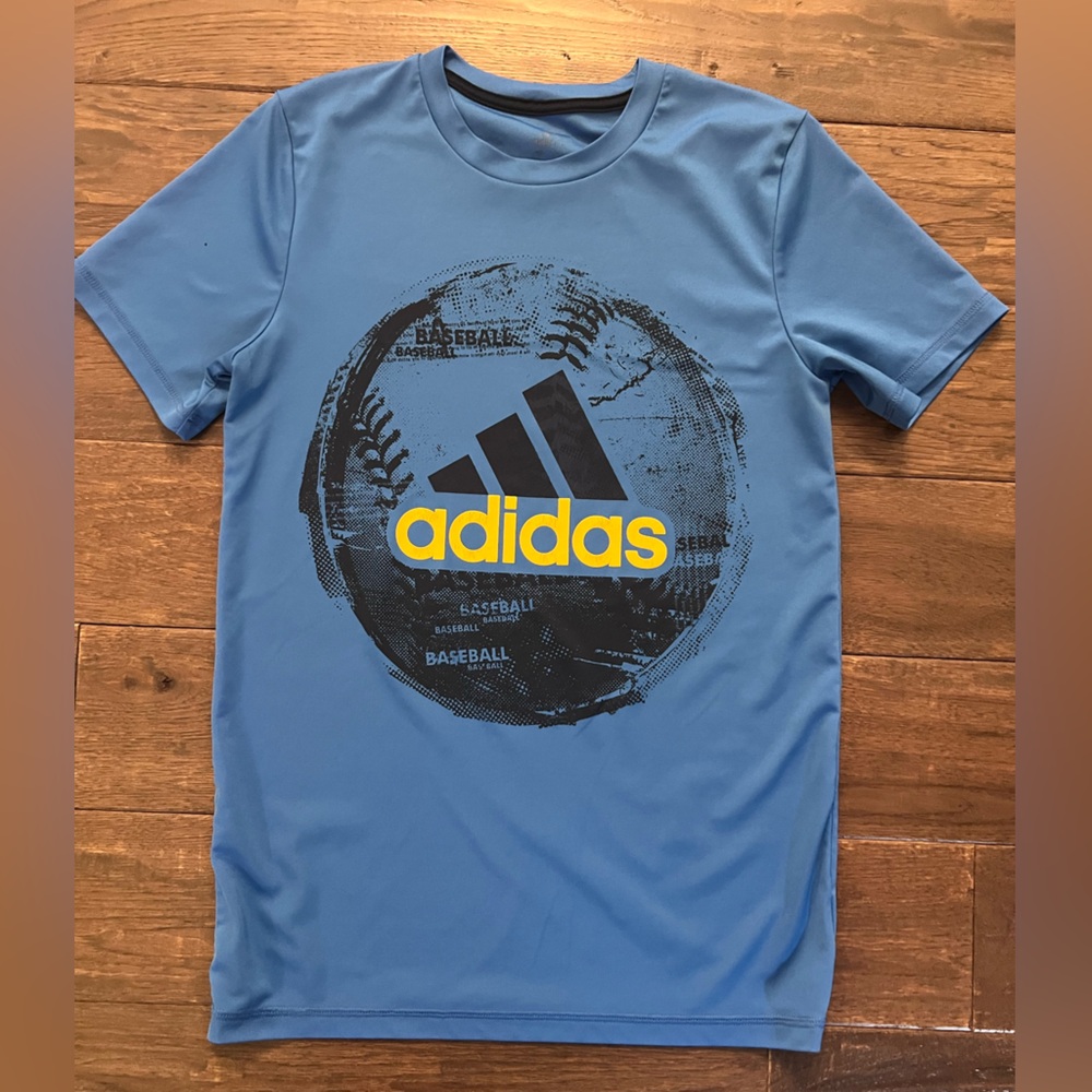 Adidas Blue Baseball T-Shirt
